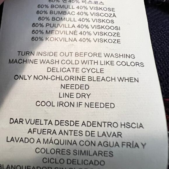 Michael Michael Kors Flannel Button-up Shirt in Red and Blue Plaid Hi-Lo Size XL - Picture 6 of 6